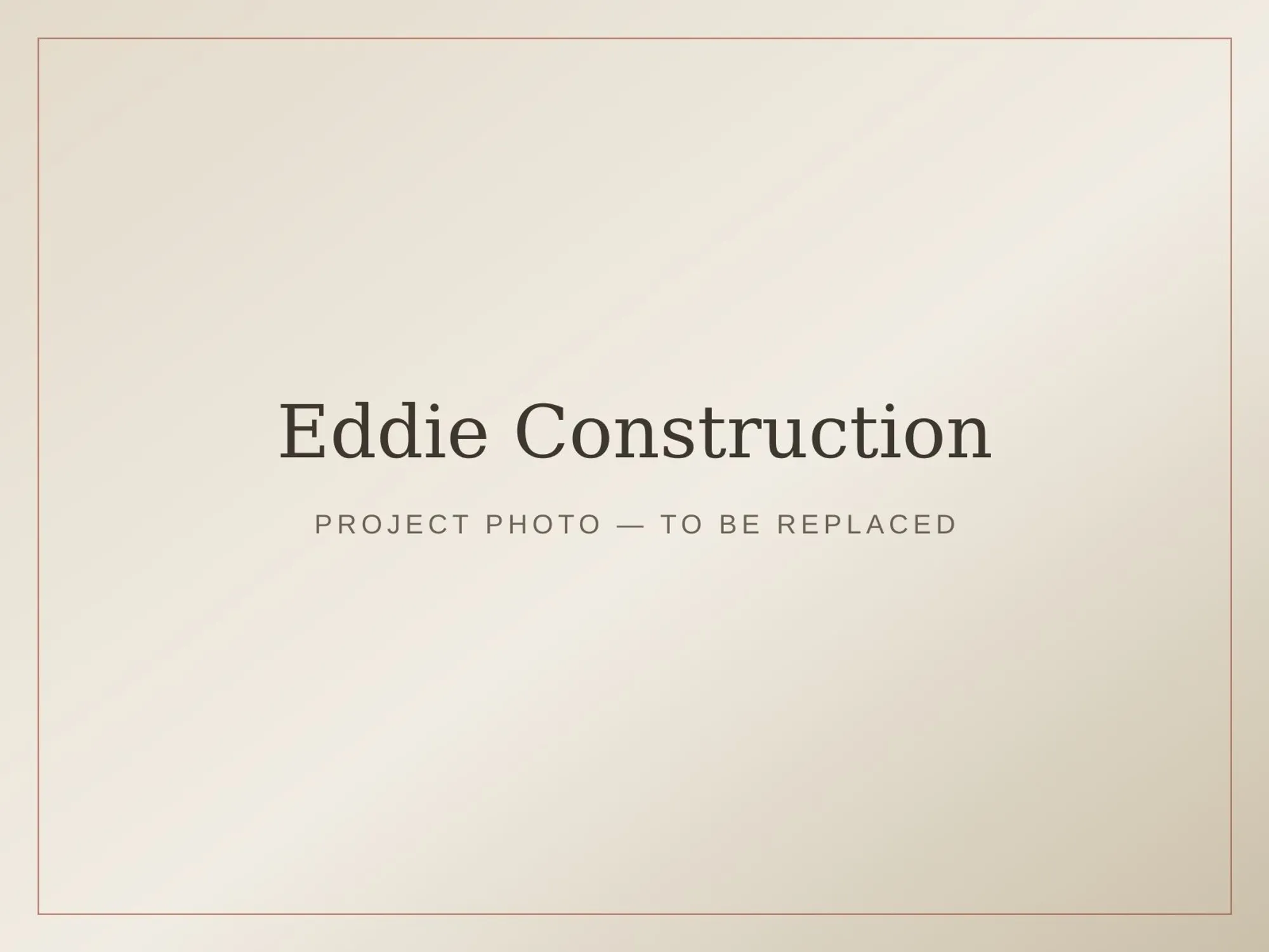 Eddie's Project 2025 — Renovation project by Eddie Construction